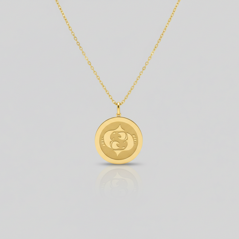 Bütün Burçlar Madalyon Kolyesi