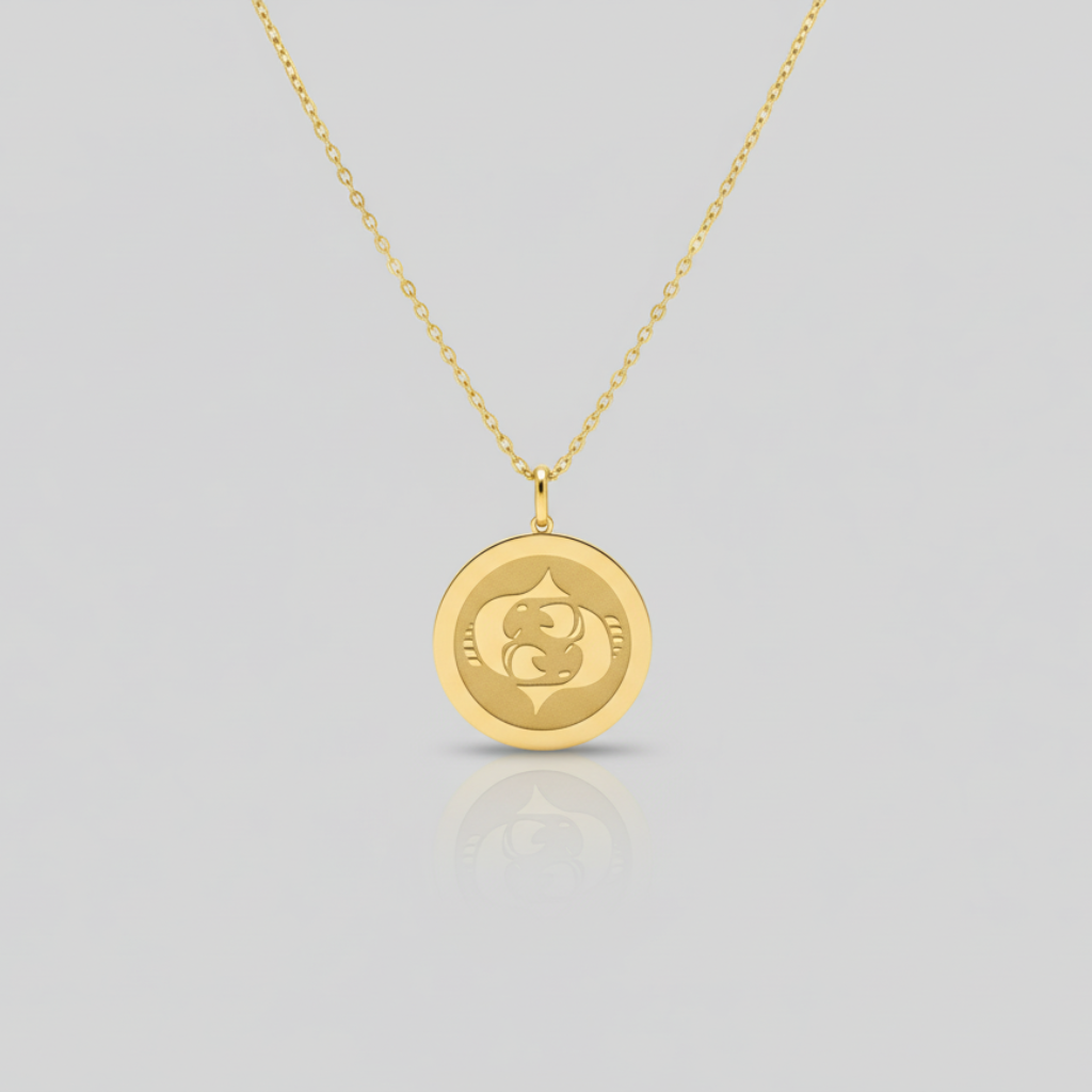 Bütün Burçlar Madalyon Kolyesi