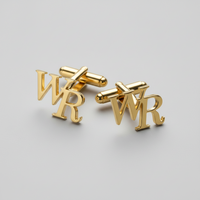 Kol Düğmesi - Kişiselleştirilebilir 2 Harfli