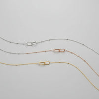 Minimalist Bağlantılı Sonsuzluk Kolyesi Gorsel 1