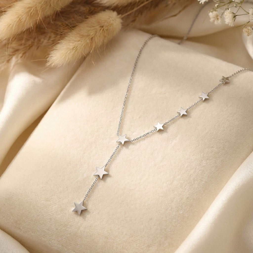 Yildiz zincirli kolye gorsel