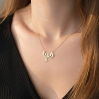 Navan 925 Ayar Gümüş Anka Kuşu Kolye (Gold, Silver ve Rose) - Navan