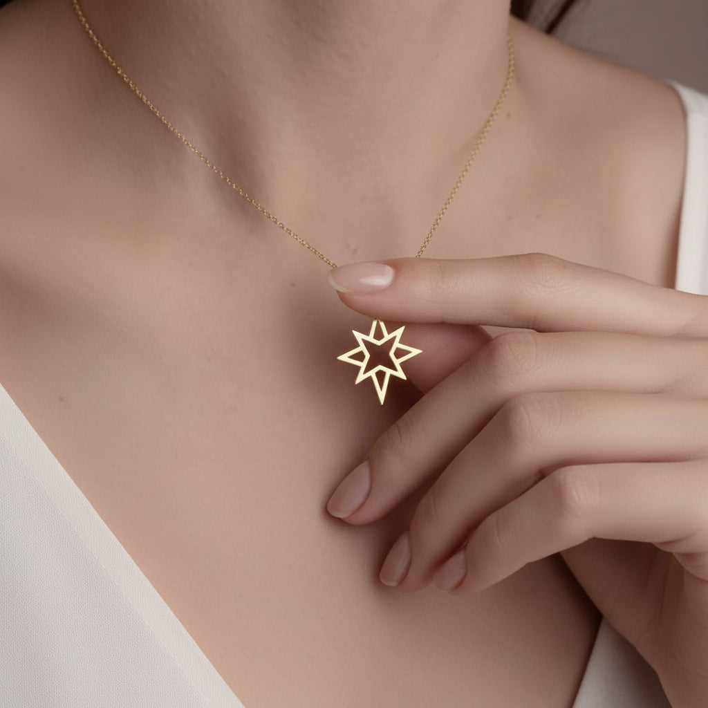 Navan 925 Ayar Gümüş Lotus Göz Kolyesi (Gold, Silver ve Rose) - Navan