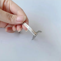 Navan 925 Ayar Gümüş Özel Tarihli Bileklik (Silver) – Kişiye Özel İsimli - Navan