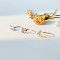 Navan Kalpli Çift İsimli 925 Ayar Gümüş Yüzük – Kişiye Özel Çift İsimli ( Gold , Rose ve Silver ) - Navan