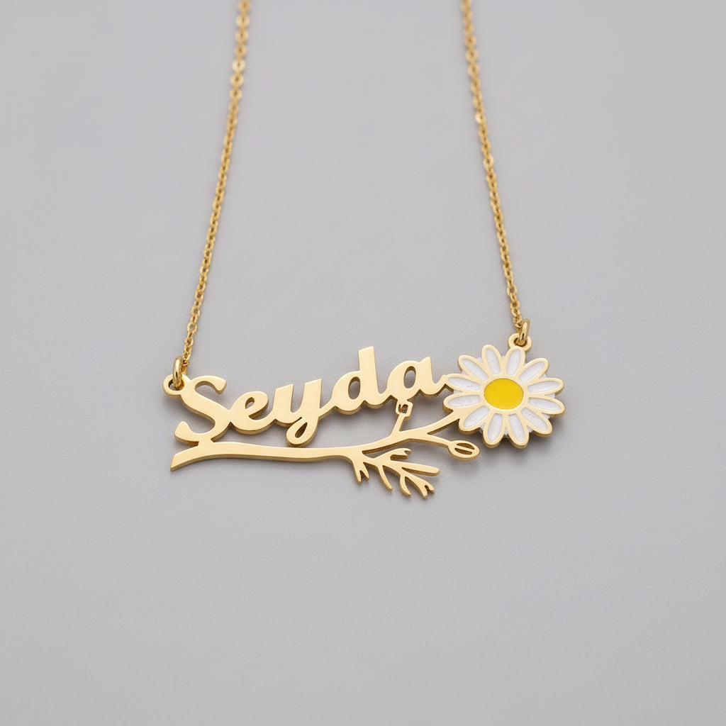 Papatya Kolyesi – Kişiye Özel İsimli